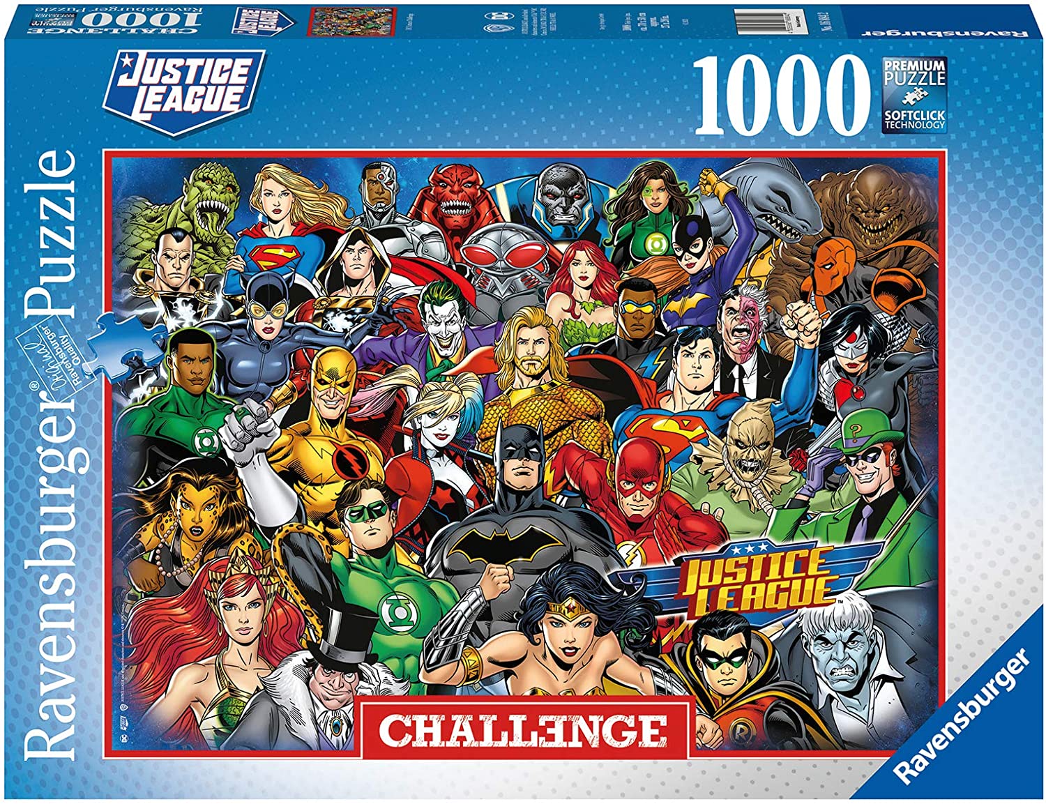 Ravensburger Justice League DC Comics Challenge 1000 Piece Puzzle image 0